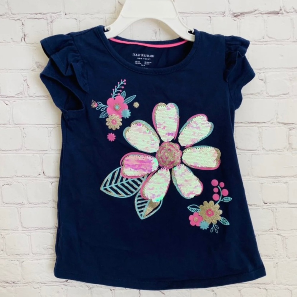 Isaac Mizrahi Toddler Girl Sequin Top